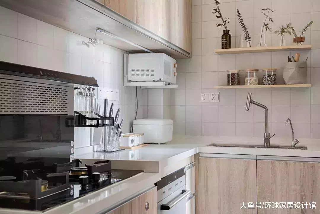 70m2小戶型，裝成休閑MUJI風，老婆說真的很治愈！