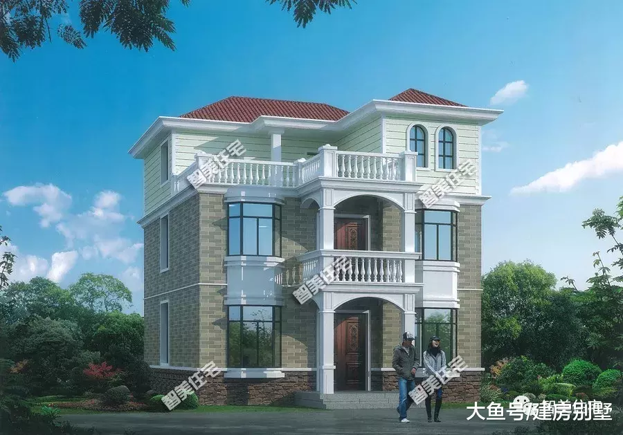 面宽9米多的农村自建房，第二栋平屋顶做法，主体造价低至26万