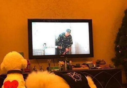 姜潮现实的豪宅曝光，室内都是昏黄色调，装修很像皇宫