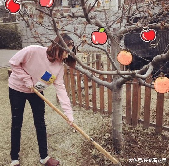 鄧莎現實的豪宅，客廳面積超大，但是裝修卻很一般