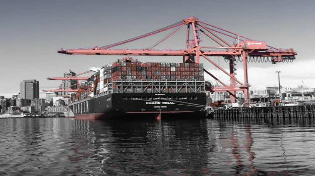 叫停华为合作后！码头70万吨货物堆积如山，网友：亲美的下场！