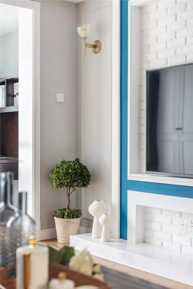 116㎡简约美式风三居室，注重实用的同时设计也很美！