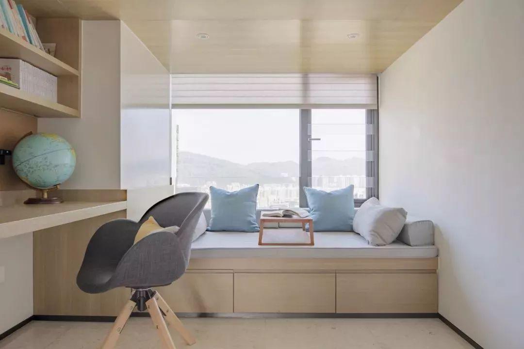 飘窗窗台太冰冷？加层坐垫，坐着舒服，看着温馨！