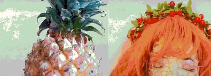 给西瓜化妆我忍了，给草莓化妆我也忍，而最后一个实在忍不了