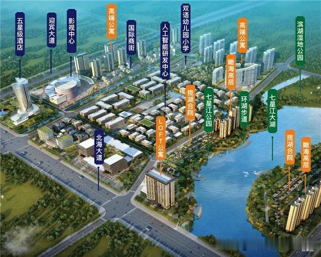 8月21日北海工业园有土拍，但已经内定了，开发商规划图都出了