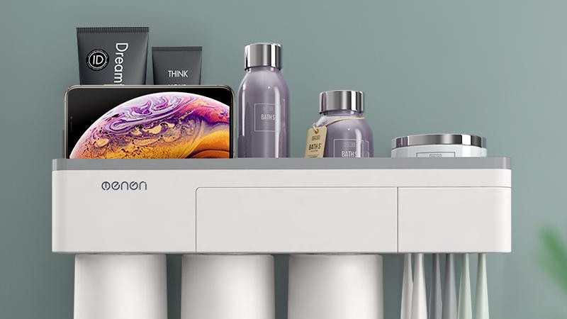 我家衛生間置物架裝的太好看了，輕松滿足全家需求，引得大家都模仿！