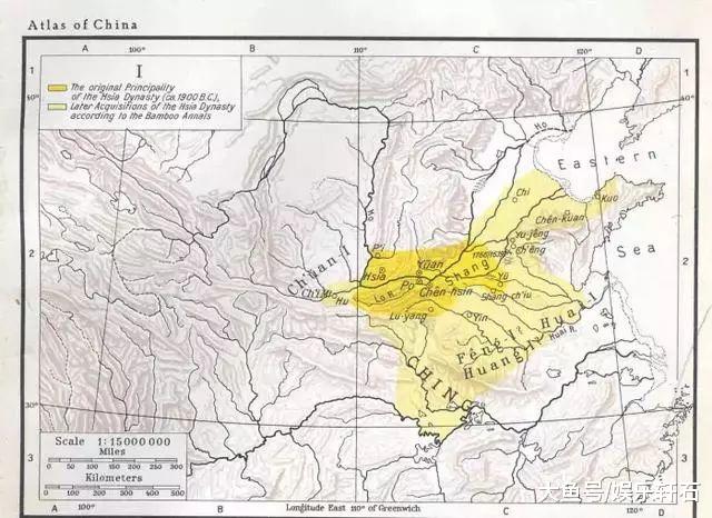 #中国历史#美国哈佛版中国历史地图，与国内版差异大，主要朝代对比