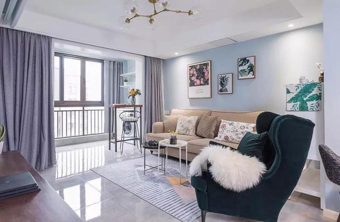 89平三房, 小清新与稳重并齐的家, 非常的温馨