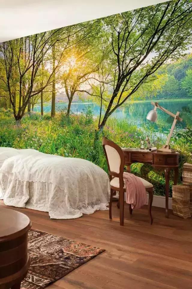 装修别再贴壁纸了，年轻人都是这么做的，太漂亮了