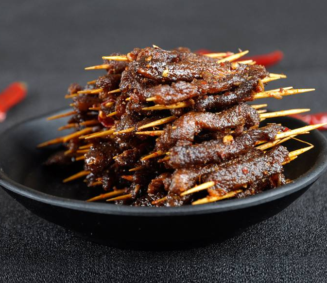 麻辣鹵干，特別好吃，老人小孩都愛吃