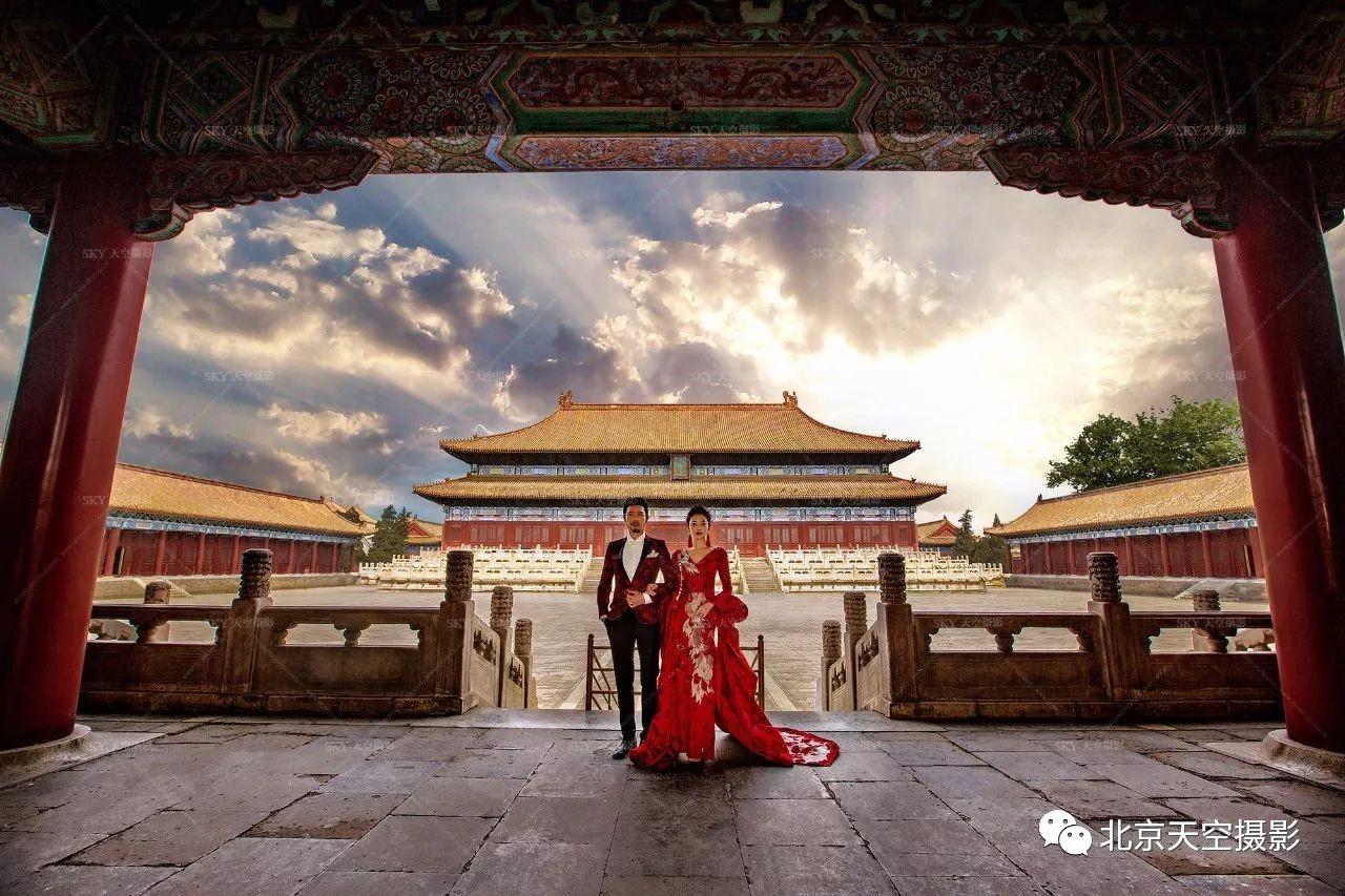 什么样的婚纱照拍摄技巧才能驾驭得了中国的古建筑-太庙