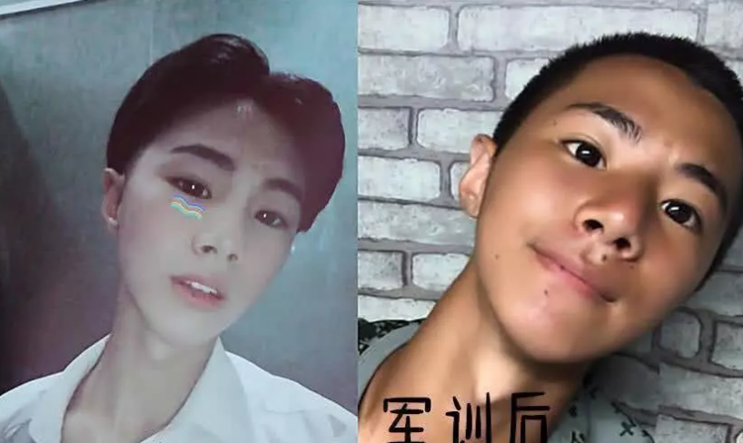 军训前对比军训后，前后差距天差地别，秀儿：连美颜也救不了你！