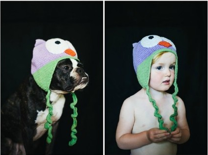 ‘萌娃与狗’傻傻分不清楚，国外玩出新花样萌娃与狗自拍，真的佩服这家主人，这是实力坑娃啊 ，哈哈！