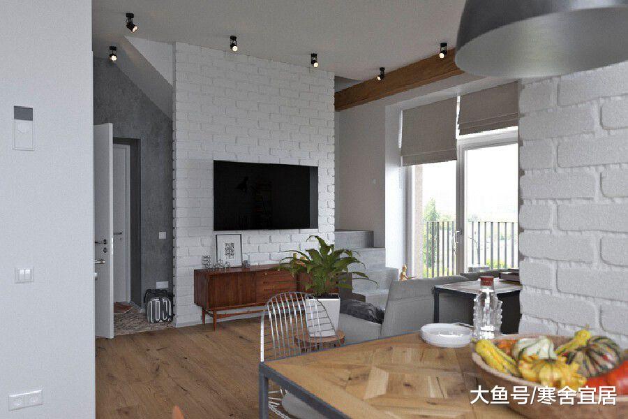 43㎡小复式，装出豪宅感，卧室晚上还能欣赏星空美景，真羡慕！