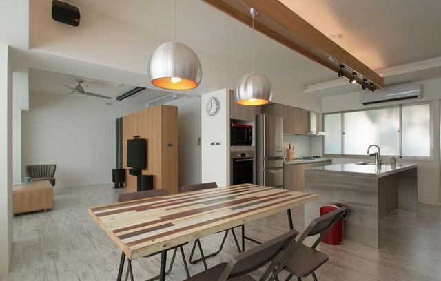 三房改两房的简单朴素北欧风 成就一家四口舒适居住环境