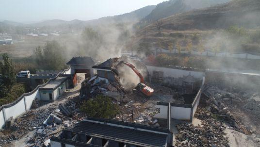济南这片违建15年的别墅区被拆！包括7栋别墅、3处配套建筑…