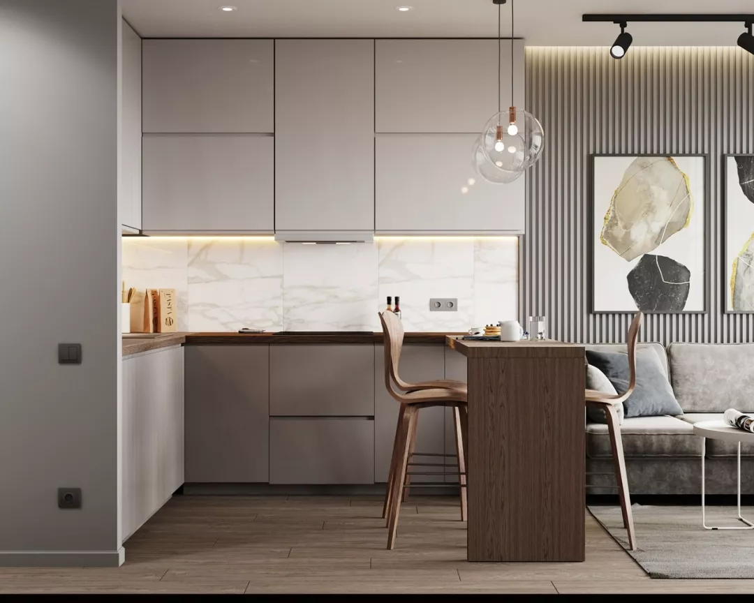 L型厨房设计，会选橱柜就够了吗？