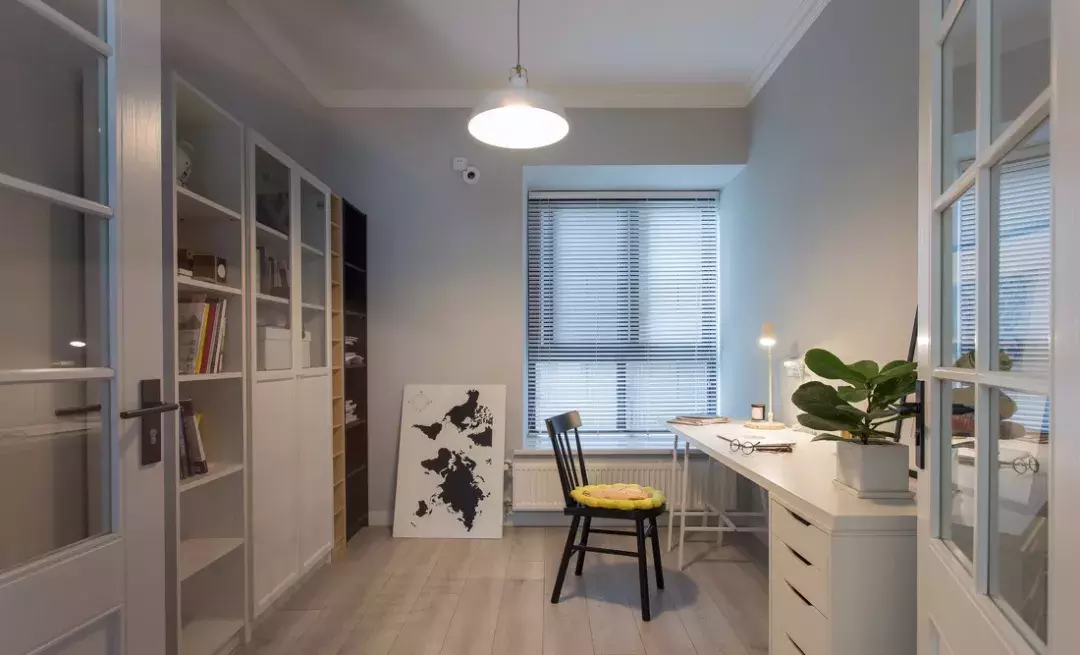 西安裝修：3室北歐風清新案例，沒做吊頂，但效果值得參考