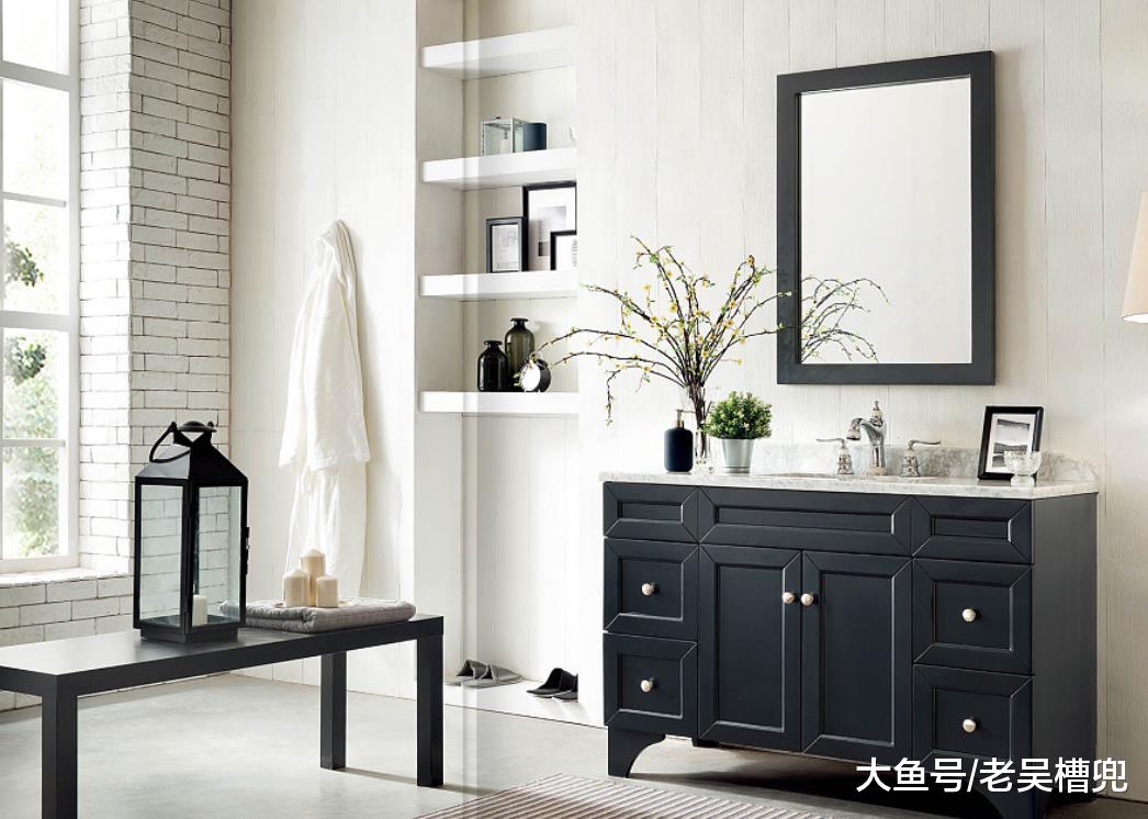 卫生间浴室柜选择，这样的搭配就很美！