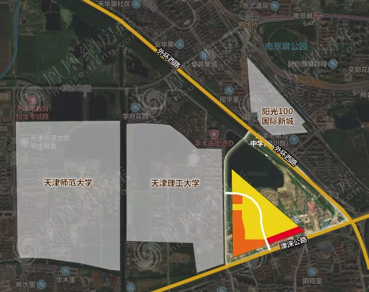 天津理工大学东侧22万方规划宅地曝光！还要再建一所小学