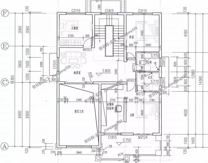 11*15米复式三层农村别墅，带堂屋8卧室，建成轰动十里八方