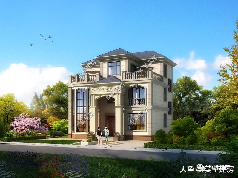 12x11米三层别墅，挑空客厅+双露台，拥有迷人的魅力！