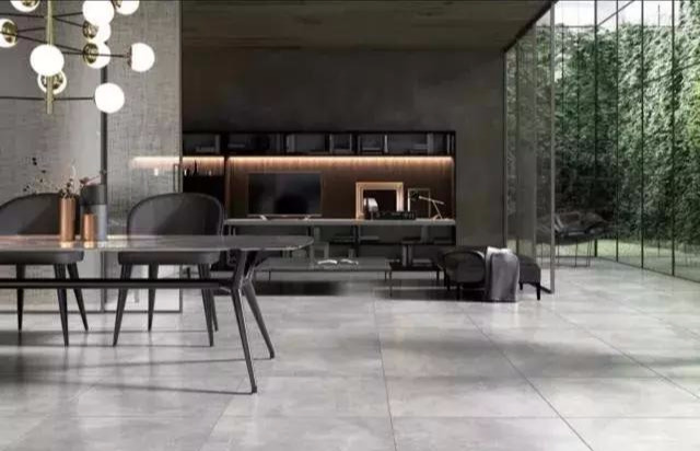 用了高级灰瓷砖装饰的新中式家居，简直美出了100种可能