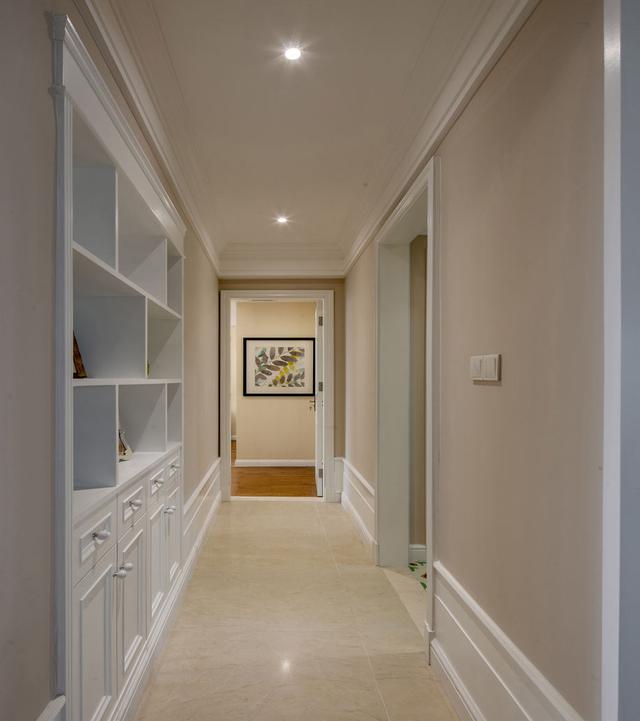 家里走廊过道别浪费了，这么设计还能增加收纳，漂亮更实用