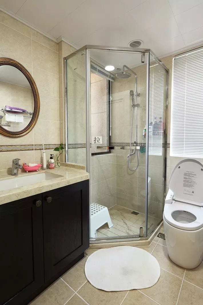 小户型卫生间也要干湿分离，做个淋浴房超级棒！