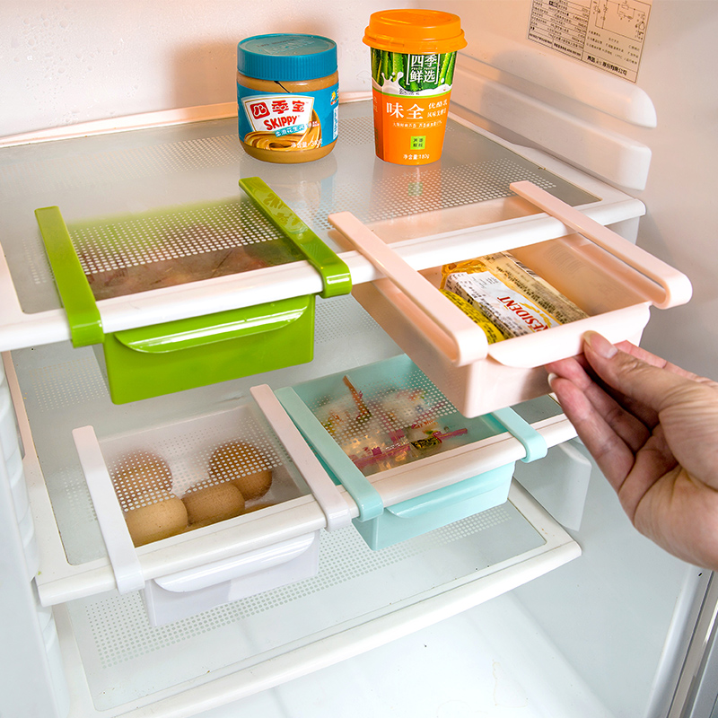 到上海姑姑家发现，冰箱从不放塑料袋，这样摆，卫生整洁又美观