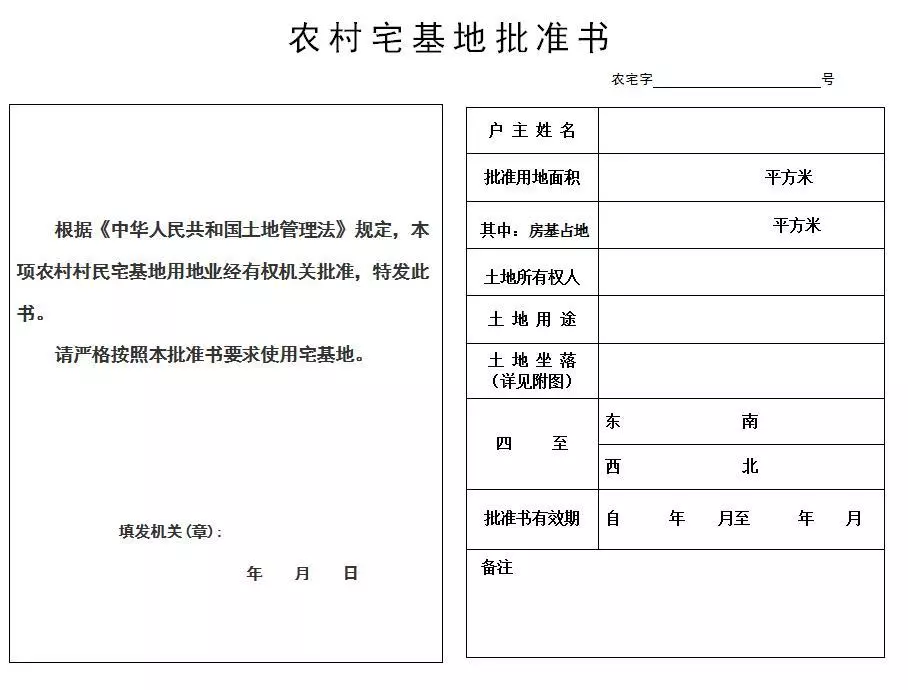 最详细攻略来喽，教你如何申请一块宅基地