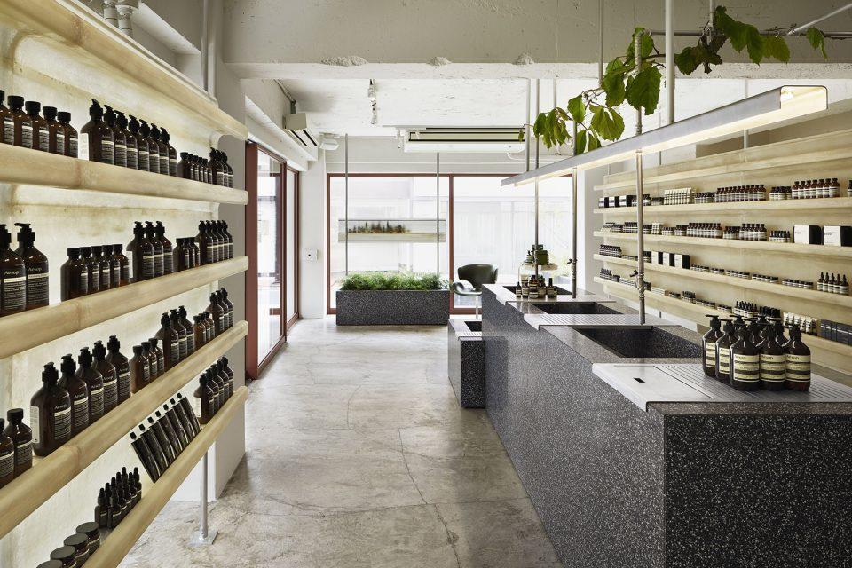 低調的品牌Aesop， 卻在世界各地有著的零售店！