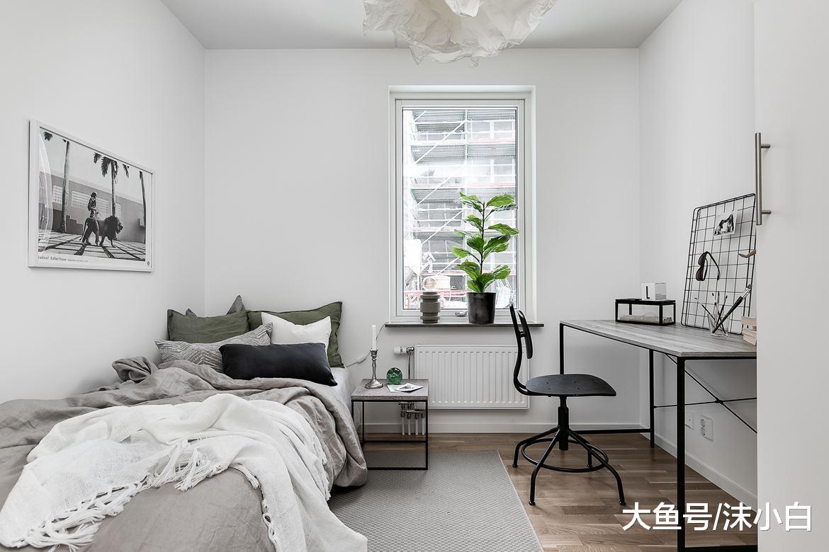 为了看不腻，74平小户型全屋简约风，厨房用“水泥”面！晒晒