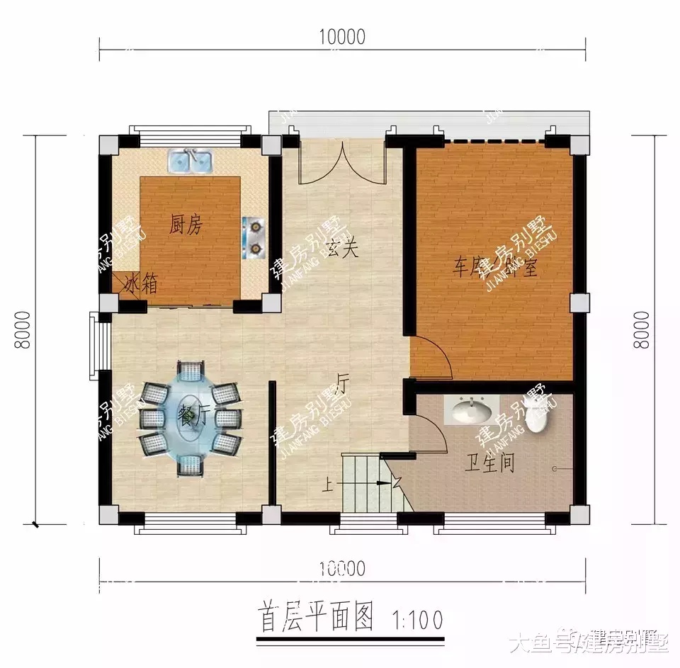 小户型的四层农村自建房，第一栋带商铺，住第二栋生活很小资