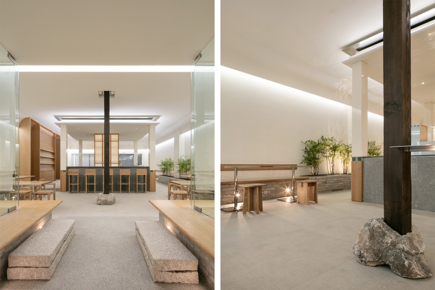 韩国花园咖啡厅设计，简洁自然的空间给人极度宁静舒适的体验！