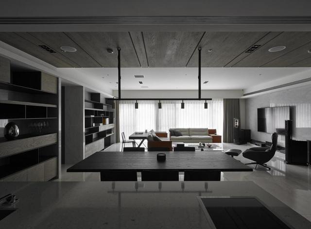 一个现代感十足的台式范装修 简单细腻的成都装修队