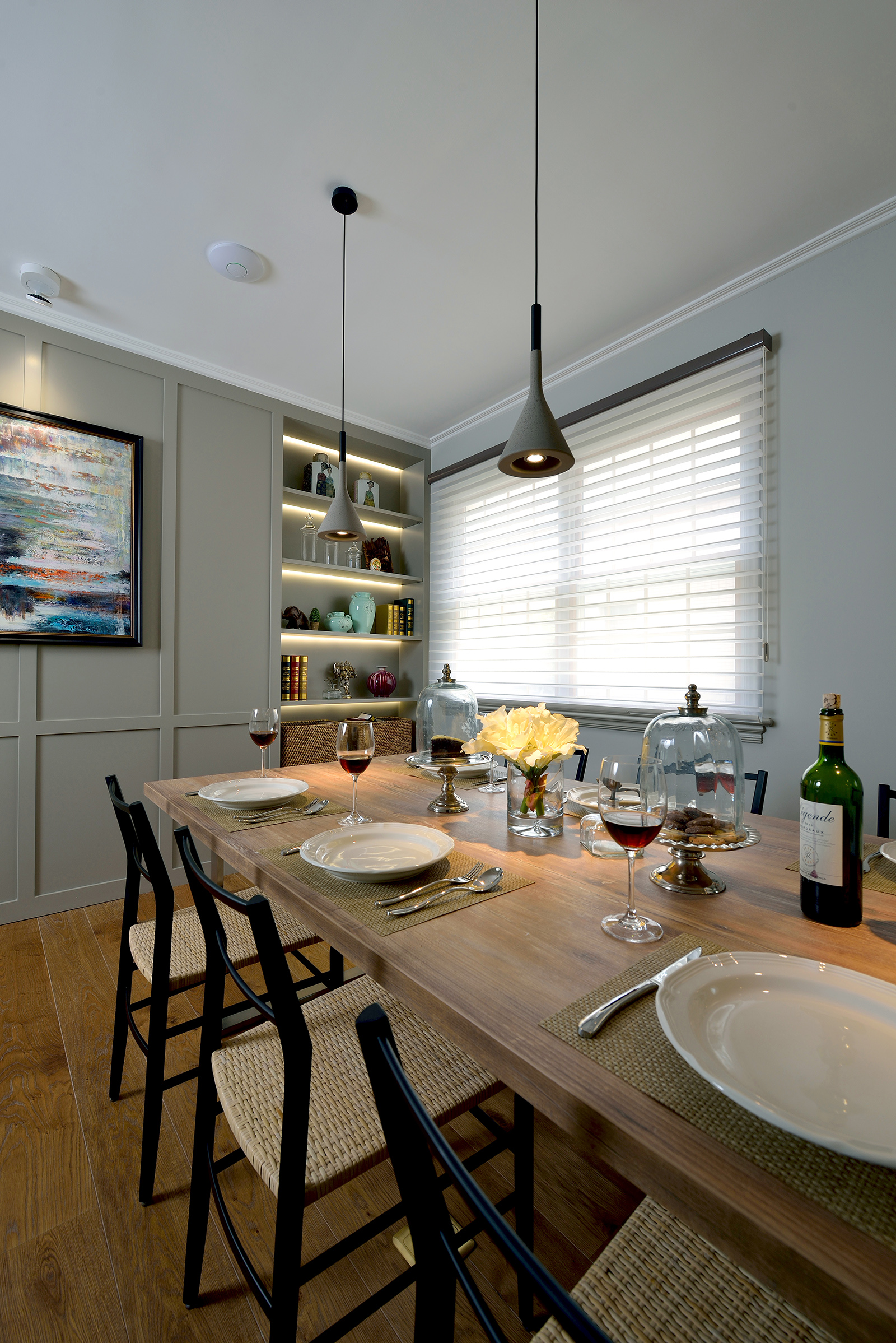 美式风别墅案例图，用绿色装点儿童房，还真挺别致的呢！