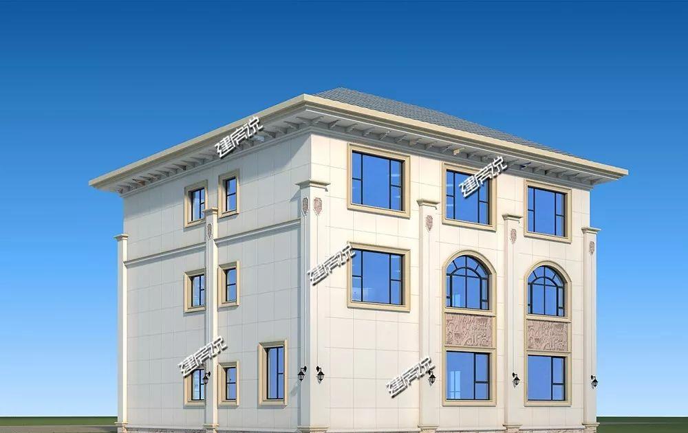 在风光秀丽的农村，建一栋气派别墅，想想都觉得很美