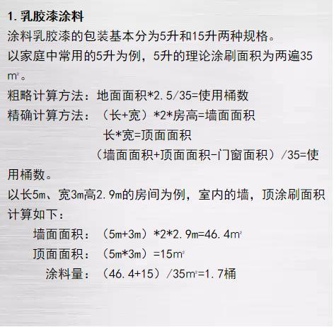 走访建材市场999趟，良心总结装修主材用量公式，省个4万小意思