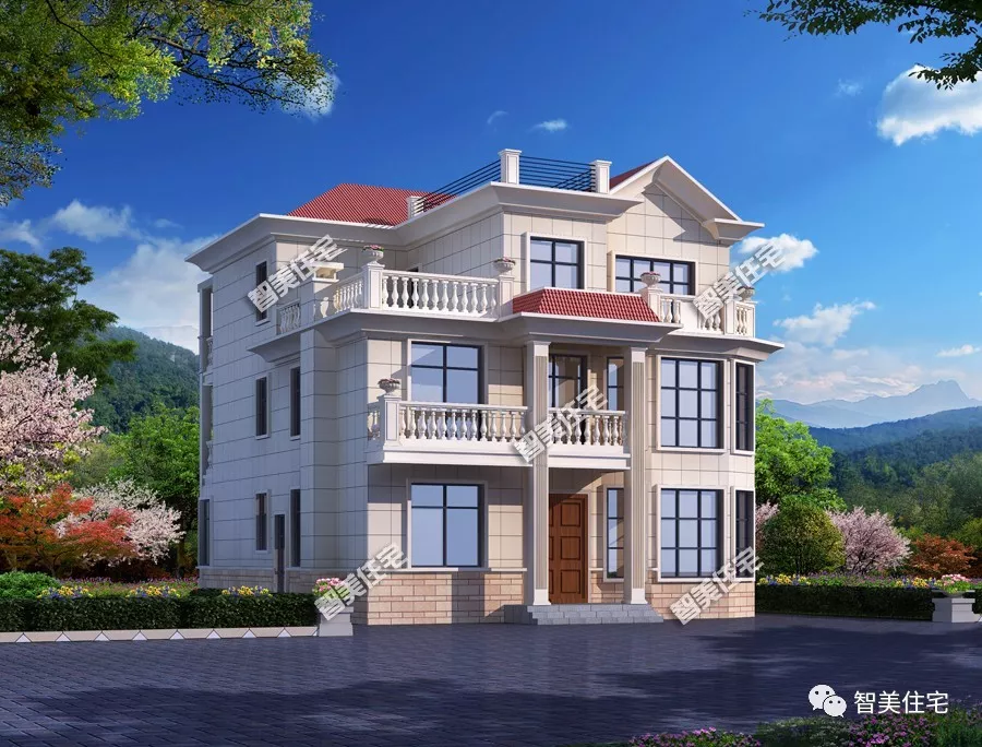 面宽11米左右的自建房，户型漂亮实用，云南和江西人都在建