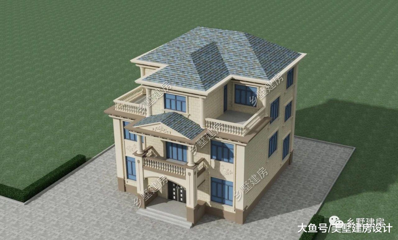 12X12米農村三層別墅，它憑什么如此火爆？竟能驚艷朋友圈？