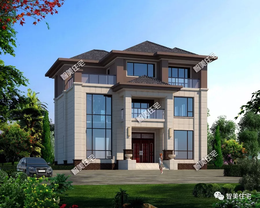 宽11米左右的两栋自建房别墅，主体35万，看到的人都说好