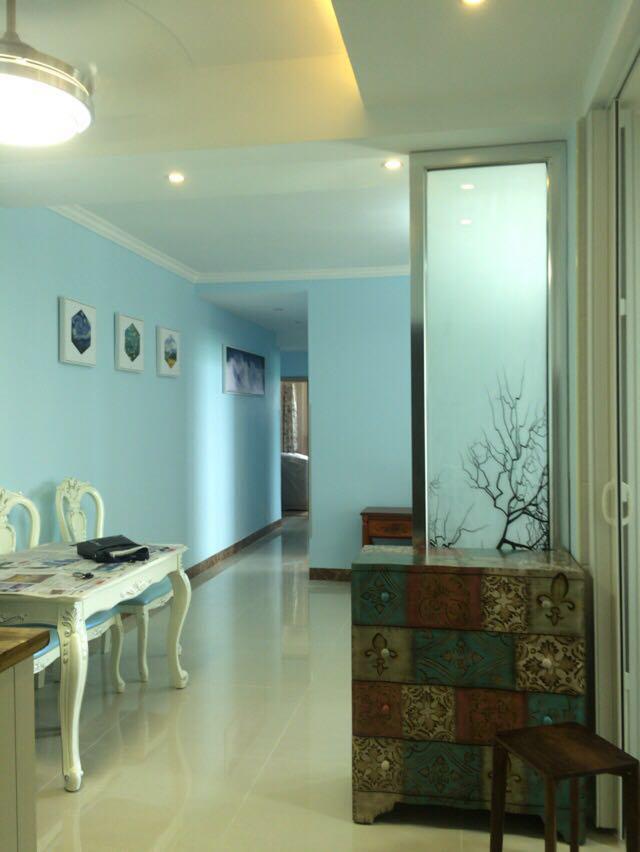 89平的海景房, 老公非要选地中海风格应景, 完工后美翻忍不住晒晒