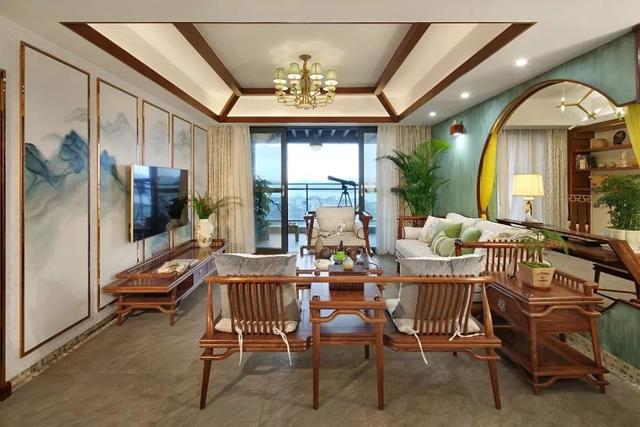 150㎡新中式，这般清新诗意的中式，越看越喜欢！