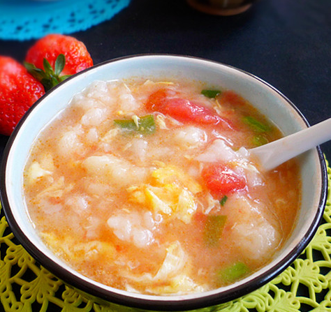 做疙瘩汤我有妙招，不用一滴水做的疙瘩又小又匀，家人喝了两大碗