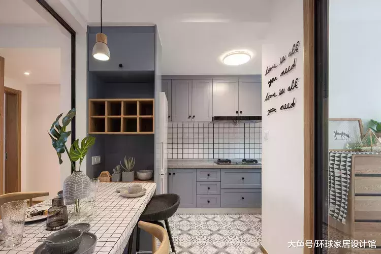 110㎡北欧风，满屋子的小清新，软装搭配好喜欢啊！