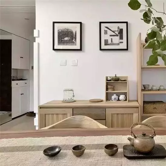 北京65平极简小户型，就算风格跑偏，够舒适就好！