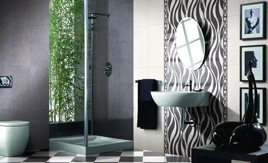 装了腰线，卫生间瞬间美爆了！而你还在纠结卫生间腰线装或不装