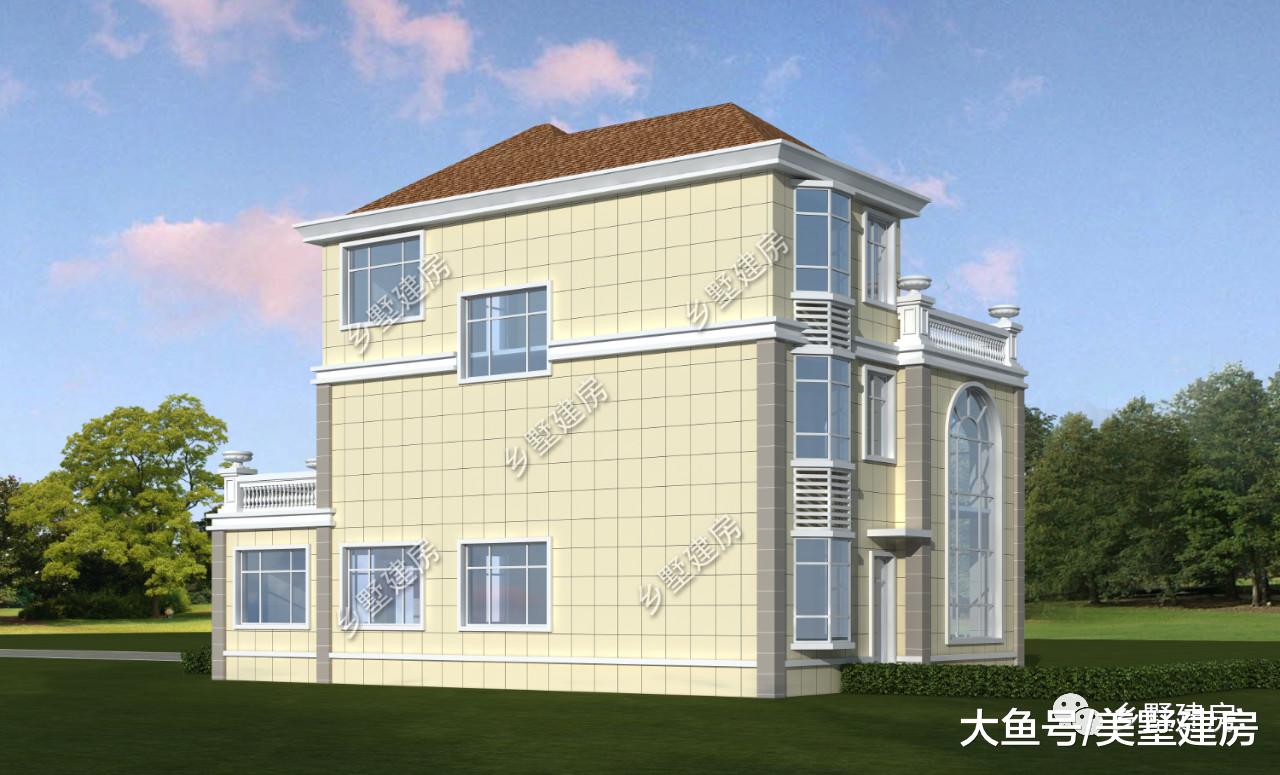 美观大气简欧风格三层别墅，自建房的首选，你看中了吗？