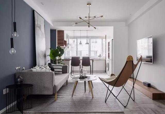 100㎡清爽北欧三居，只是把阳台地面抬高10公分，立马多出两间房！